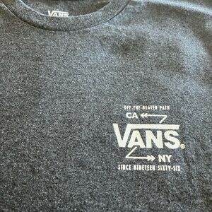 Vans Black Logo Graphic Tee